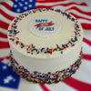 Independence Day Strawberry Cake (Fourth of July Week Only)