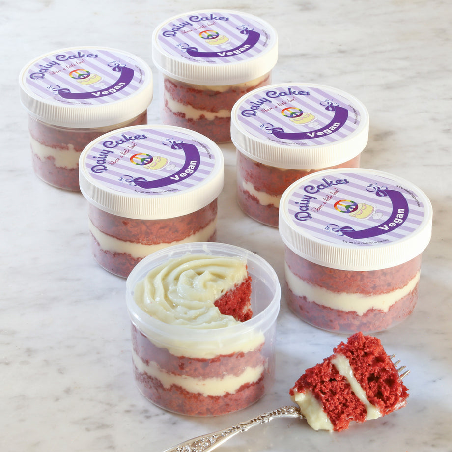 Daisy's Vegan Red Velvet Minikins – Daisy Cakes